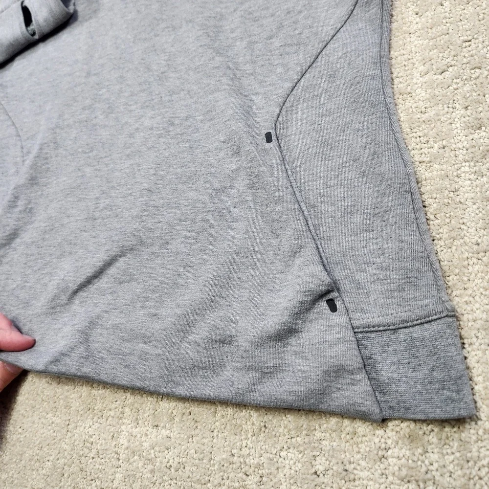 Nike Tech Fleece Hoodie Women Small Gray Ninja Hood Mock‎ Athleisure Pullover